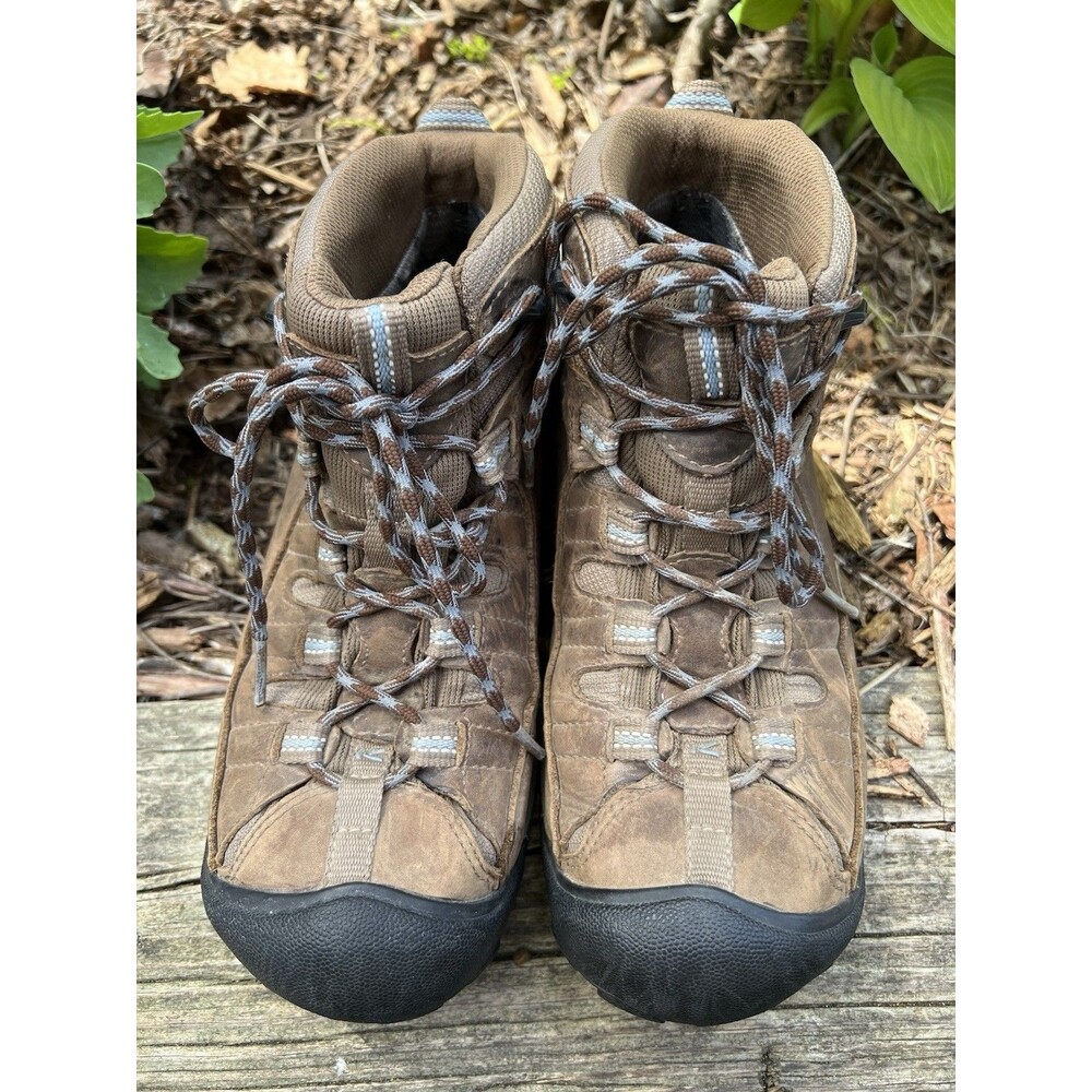 Keen Targhee II Mid Waterproof Hiking Brown Casual Boots 1004114 US Women’s 8.5 - Picture 3 of 16
